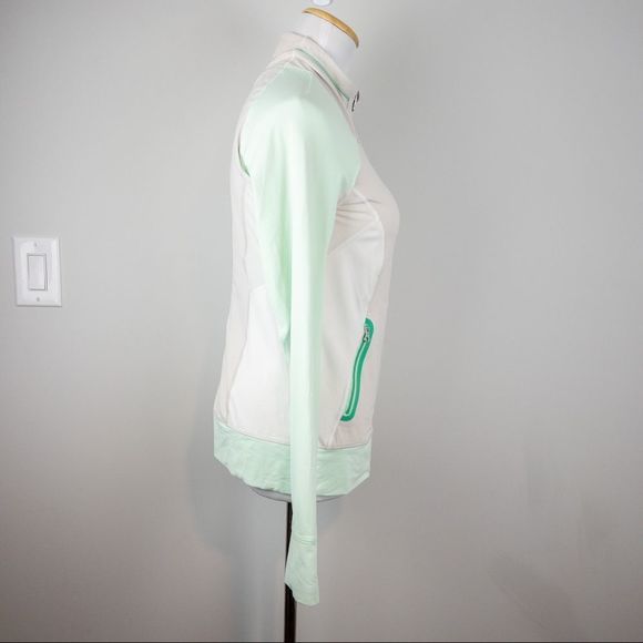 Lululemon Athletica Mint Green and White zippered vest. - Picture 8 of 9